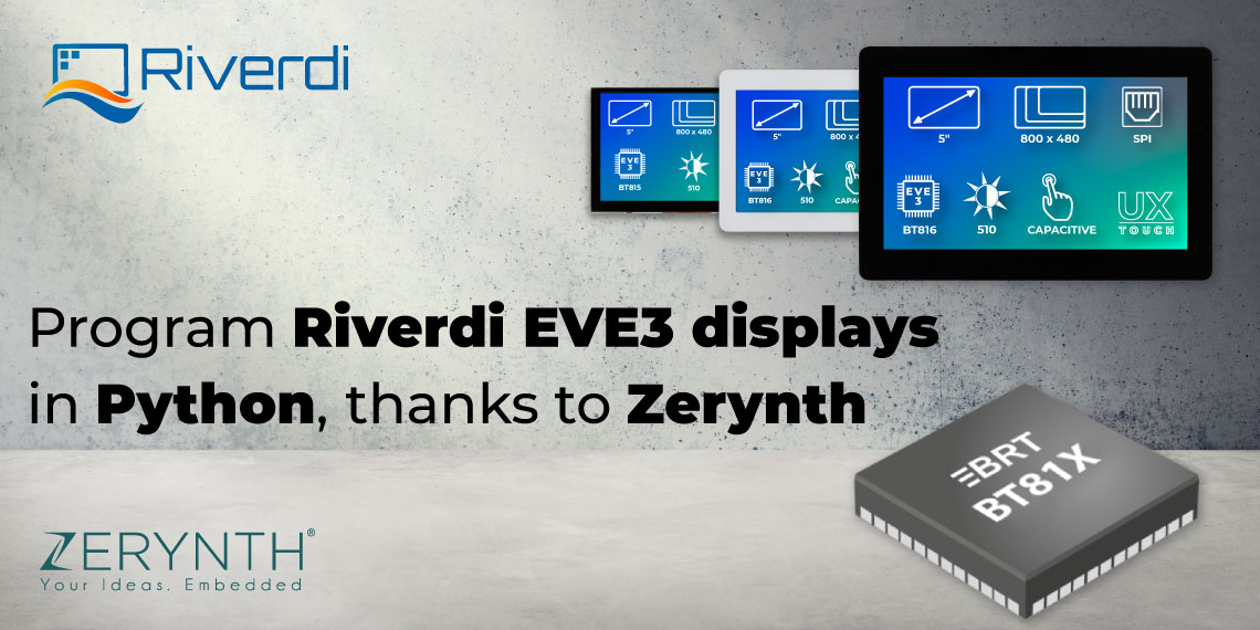 Zerynth and Riverdi Python programmable displays